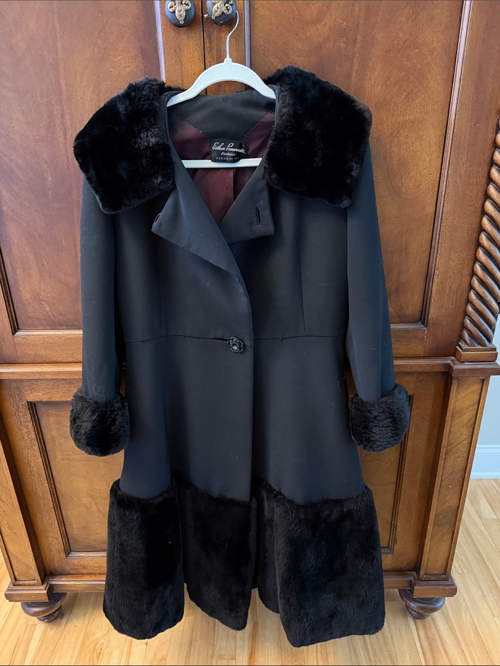 Vintage Esther Pomerantz- Elegant Women's Coat